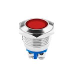 Bec indicator metalic, rosu, 18mm, 12V - 402643 Bec indicator metalic, rosu, 18mm, 12V - 402643