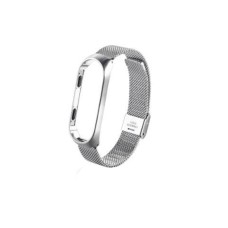 Curea din metal pentru Xiaomi Band 3, 4, argintiu - 650168