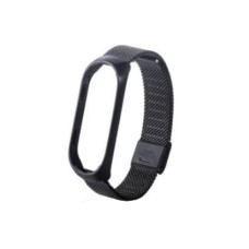 Curea din metal pentru Xiaomi Band 3, 4, negru - 650169