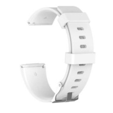 Bratara siliconica, compatibila cu Fitbit versa, alb - 650195