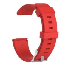 Bratara siliconica, compatibila cu Fitbit versa, rosu - 650197 Bratara siliconica, compatibila cu Fitbit versa, rosu - 650197