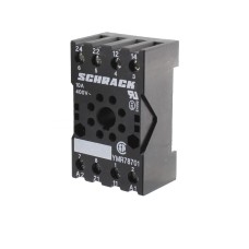 Soclu releu YMR78701, 8 pini, fixare pe sina DIN, TE Conectivity - 004241