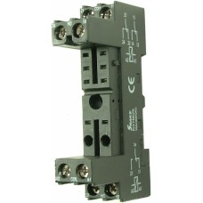 Soclu releu P2RF-08, G2R-2-S, 8 pini, fixare pe sina DIN - 126957