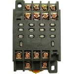 Soclu releu DTF14A, LY4, 14 pini, fixare pe sina DIN - 126971