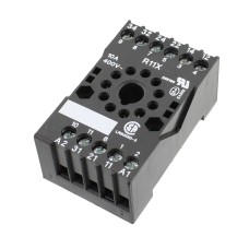 Soclu releu R11X, 11 pini, fixare pe sina DIN, Tele Haase - 655356