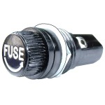 Soclu pentru sigurante 6x30mm, pe panou - 122505