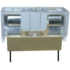 Soclu pentru sigurante 5x20mm, cu capac de protectie, pentru PCB - 122530