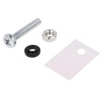Set izolatie din mica, pentru tranzistori, suport termoconductor, MST 220, T136390 Set izolatie din mica, pentru tranzistori, suport termoconductor, MST 220, T136390