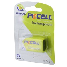 Acumulator 9V, 6F22, 350mA, PKCELL - 201323