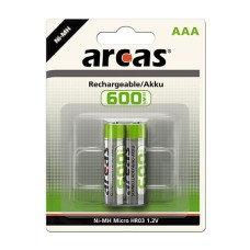 Set 2 Acumulatori R3, AAA, 600mAh, Arcas - 201361