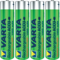 Set 4 Acumulatori R3, AAA, 1000mAh, Varta - 201364