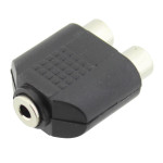 Adaptor jack 3,5mm stereo, mama la 2xRCA mama, L101639
