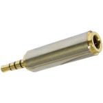Adaptor jack tata 2,5 mm, 4 contacte - jack mama 3,5 mm 4 contacte - 126607 Adaptor jack tata 2,5 mm, 4 contacte - jack mama 3,5 mm 4 contacte - 126607