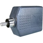 Adaptor RCA tata - 2 x jack mama 6,3 mm, mono - 126642 Adaptor RCA tata - 2 x jack mama 6,3 mm, mono - 126642