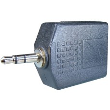 Adaptor jack tata 3,5 mm stereo la 2xjack mama 6,3 mm stereo - 126658 Adaptor jack tata 3,5 mm stereo la 2xjack mama 6,3 mm stereo - 126658
