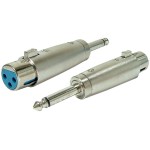 Adaptor jack 6,3mm tata la XLR mama - 126663