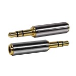 Adaptor jack tata 3,5 mm stereo - jack mama 3,5 mm stereo - 126677 Adaptor jack tata 3,5 mm stereo - jack mama 3,5 mm stereo - 126677