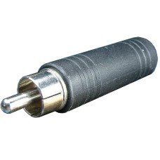 Adaptor RCA tata - jack mama 6,3 mm mono - 126695