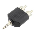 Adaptor jack tata 3,5 mm stereo - 2 x RCA tata - 126708