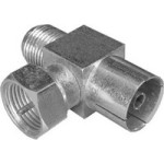 Adaptor F tata - F mama - antena mama - 126755 Adaptor F tata - F mama - antena mama - 126755