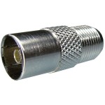 Adaptor F mama la antena mama, metal - 126781 Adaptor F mama la antena mama, metal - 126781