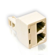 Adaptor telefon, 6P4C tata - 6p4c x 2 mama - 401629