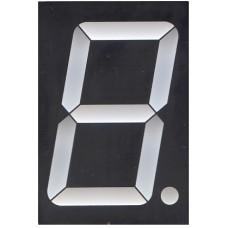 Afisaj cu LED, 47x69mm, catod comun, rosu - 148171