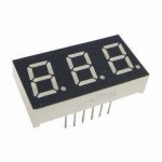 Afisaj cu LED, 16x30 mm, anod comun, rosu - 148831 Afisaj cu LED, 16x30 mm, anod comun, rosu - 148831
