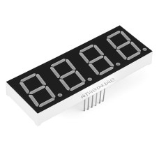 Afisaj cu LED, 19x50 mm, catod comun, rosu - 148902 Afisaj cu LED, 19x50 mm, catod comun, rosu - 148902