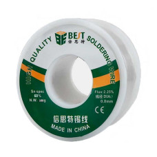 Fludor cu plumb, 0.8mm, 100g, cu flux, Sn60Pb40, Best, 201911