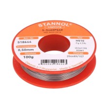 Fludor 0.5mm, 100g, SN60PB40, 518644, Stannol, 336554