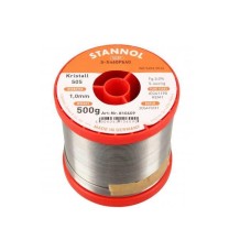 Fludor 1mm, 500g, SN60PB40, 810609, seria Kristall, Stannol, 336569 Fludor 1mm, 500g, SN60PB40, 810609, seria Kristall, Stannol, 336569