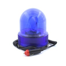 Girofar auto, lumina albastra, 12V, fixare magnetica - 113418