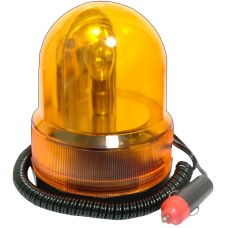Girofar cu bec, alimentare 12V, lumina portocalie - 113419