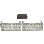 Stroboscop cu LED, lumina rosu-albastru, 96 LED-uri - 118099 Stroboscop cu LED, lumina rosu-albastru, 96 LED-uri - 118099