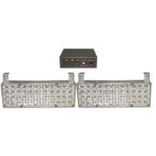 Stroboscop cu LED, lumina rosu-albastru, 96 LED-uri - 118099 Stroboscop cu LED, lumina rosu-albastru, 96 LED-uri - 118099