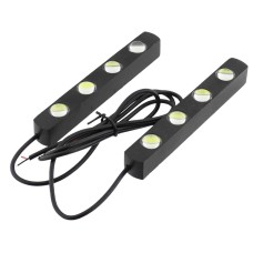 Set 2 bare cu LED, aluminiu, 12V, alb rece, 153906 Set 2 bare cu LED, aluminiu, 12V, alb rece, 153906