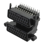 Conector scart mama, dublu, 21 pini, 253316