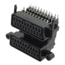 Conector scart mama, dublu, 21 pini, 253316