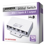 Switch Diseqc 4 intrari, SAT-SWITCH200W - 200347