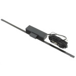 Antena radio, cu amplificare semnal, 34cm, cablu 2m, T130165