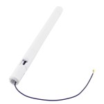 Antena Wifi, 2,4G, 2dB, alb, conector IPEX - 650126
