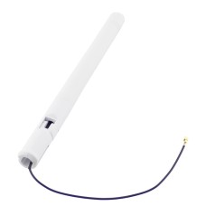 Antena Wifi, 2,4G, 2dB, alb, conector IPEX - 650126