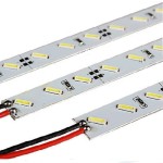 Bara luminoasa, 36 LED-uri, alb rece, 12V, suport din aluminiu - 154420