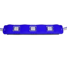 Bara cu LED, albastru, 3 leduri, 76x12x5mm, rezistent la umiditate, 158012 Bara cu LED, albastru, 3 leduri, 76x12x5mm, rezistent la umiditate, 158012