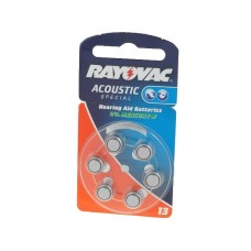 Set 6 baterii aparat auditiv, AC13, R754, Rayovac - 050267