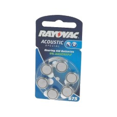 Set 6 baterii aparat auditiv, AC675, R1154, 1,45V, Rayovac - 050269