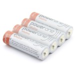 Set 4 baterii AA, LR6, alcaline, 1,5V, Varta Power One - 050347