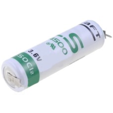 Baterie AA, R6, LS14500, litiu, 3,6V, 2450mAh, cu terminale, Saft - 050452