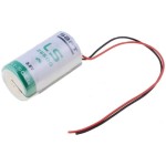 Baterie R14, C, LS26500, litiu, 3,6V, 7700mAh, cu fire, Saft - 050460